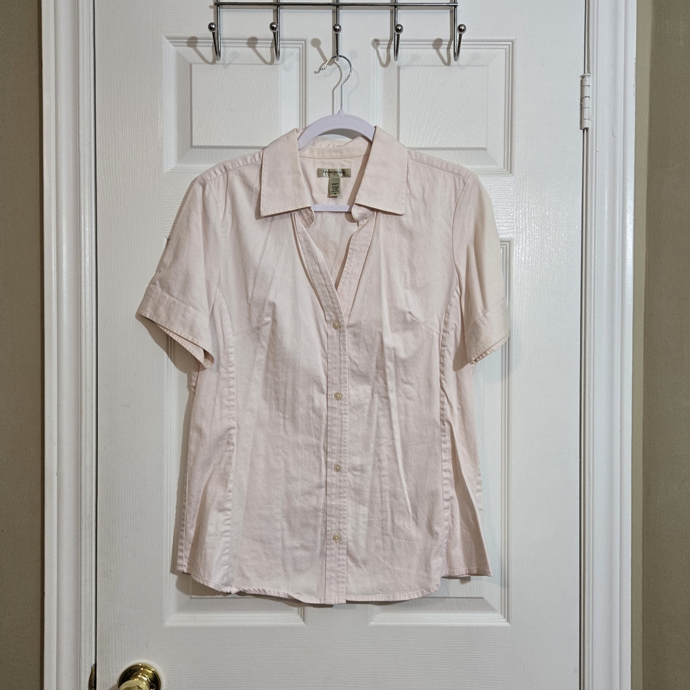 Banana Republic Light Pink Button-Down Shirt
